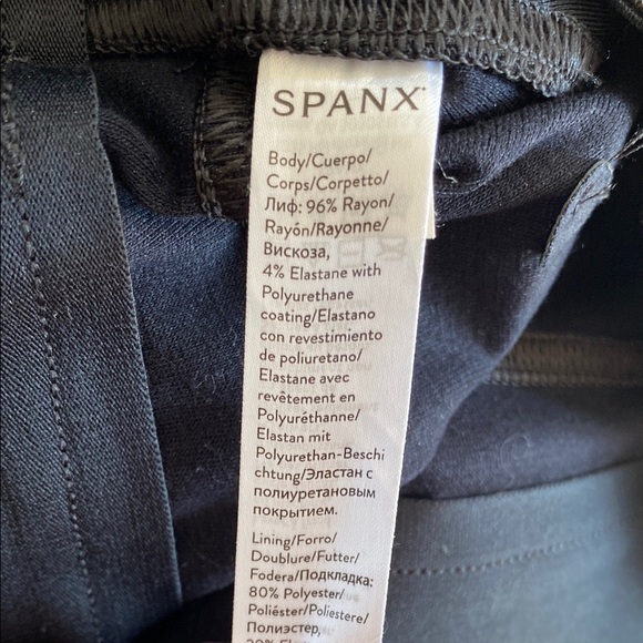 SPANX Faux Leather Leggings in Black - Picture 9 of 9